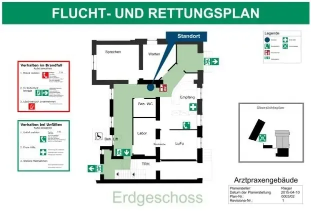 Flucht- und Rettungsplan Heidelberg